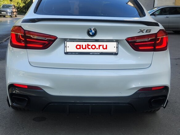 2016 BMW X6 40d II (F16), белый, 3800000 рублей - вид 4