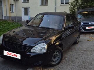 2010 Lada (ВАЗ) Priora I, чёрный, 255000 рублей, вид 1