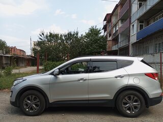2013 Hyundai Santa Fe III, серебристый, 1850000 рублей, вид 4