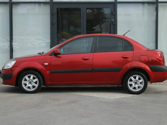2007 Kia Rio II, красный, 530000 рублей - вид 7