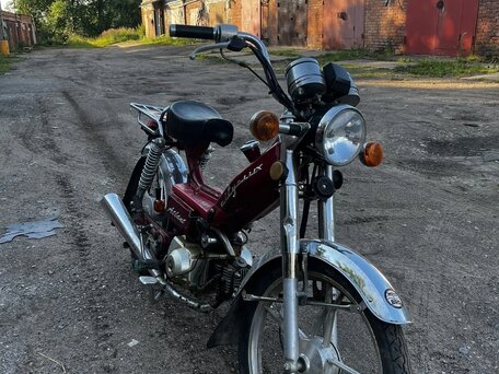 1999 Atlant 50cc, красный, 37000 рублей, вид 2