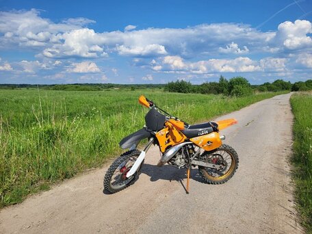 1989 KTM 125 SX, оранжевый, 140000 рублей, вид 2