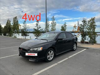 2008 Mitsubishi Lancer X, чёрный, 830000 рублей, вид 1