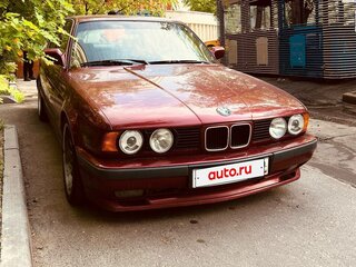 1991 BMW 5 серии 520i III (E34), красный, 550000 рублей, вид 1
