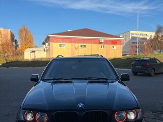 2001 BMW X5 4.4i I (E53), чёрный, 590000 рублей, вид 2
