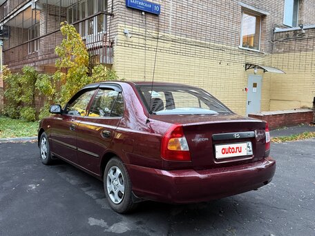 2007 Hyundai Accent ТагАЗ II, красный, 600000 рублей, вид 3