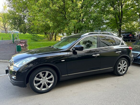 2012 Infiniti EX25 I (J50), чёрный, 1700000 рублей - вид 8