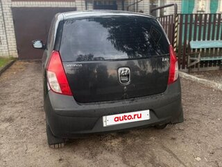 2008 Hyundai i10 I, чёрный, 499000 рублей, вид 2