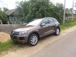 2012 Volkswagen Touareg II, коричневый, 2450000 рублей, вид 1
