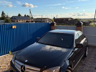 2007 Mercedes-Benz C-Класс 280 III (W204), чёрный, 1050000 рублей, вид 3