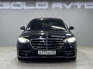 2021 Mercedes-Benz S-Класс 350 d Long 4MATIC VII (W223), чёрный, 8500000 рублей, вид 2