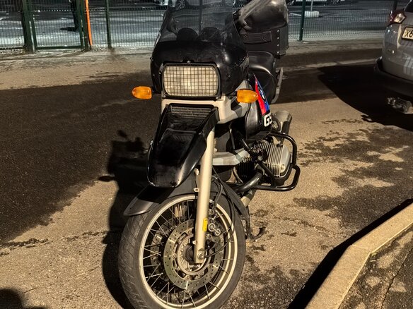 1997 BMW R 1100 GS, чёрный, 370000 рублей