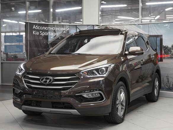 2018 Hyundai Santa Fe III Рестайлинг, коричневый, 2399000 рублей