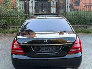 2008 Mercedes-Benz S-Класс 500 Long V (W221), чёрный, 1050000 рублей, вид 5