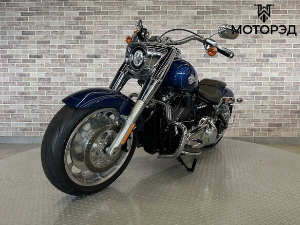 2022 Harley-Davidson Fat Boy, синий - вид 20
