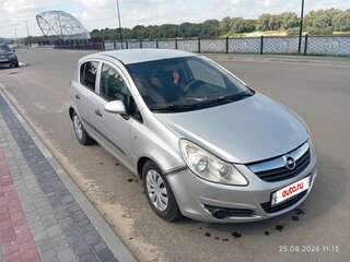 2006 Opel Corsa D, серебристый, 320000 рублей, вид 2