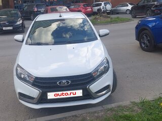 2018 Lada (ВАЗ) Vesta I, белый, 750000 рублей, вид 1