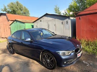 2016 BMW 3 серии 318i VI (F3x) Рестайлинг, синий, 1500000 рублей, вид 4