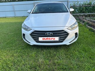 2018 Hyundai Elantra VI (AD), белый, 1500000 рублей, вид 2