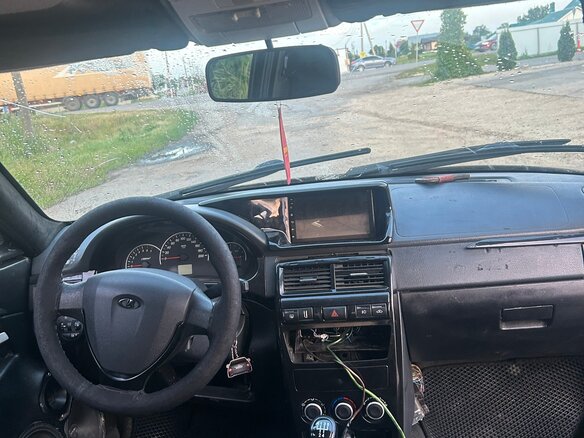 2010 Lada (ВАЗ) Priora I, чёрный, 240000 рублей - вид 5