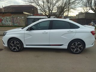 2019 Lada (ВАЗ) Vesta Sport I, белый, 950000 рублей, вид 5