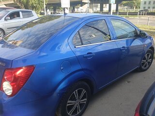 2013 Chevrolet Aveo II, синий, 299999 рублей, вид 3