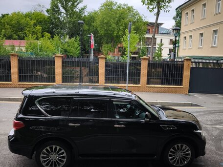 2015 Infiniti QX80 I Рестайлинг, чёрный, 2375000 рублей, вид 3