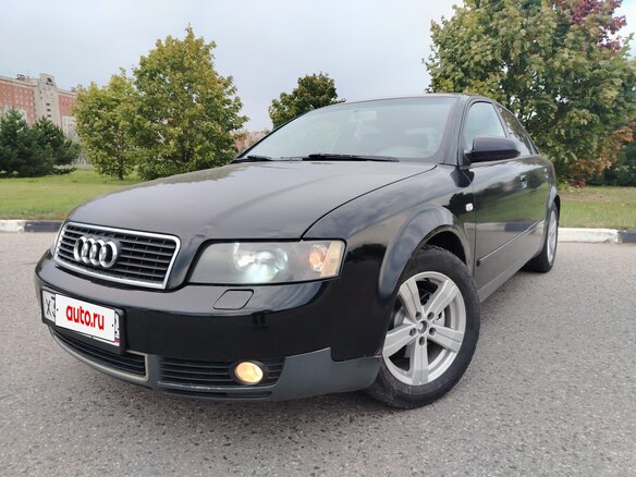 2004 Audi A4 II (B6), чёрный, 355000 рублей