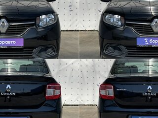 2015 Renault Logan II, чёрный, 790000 рублей, вид 4