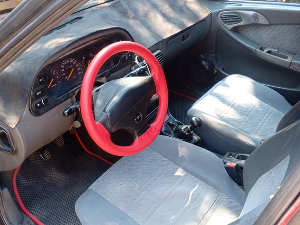 1999 Daewoo Espero, красный, 300000 рублей - вид 3