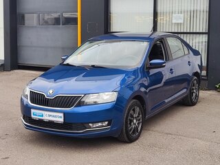 2018 Skoda Rapid I Рестайлинг, синий, 1275000 рублей, вид 1