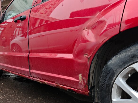 2006 Dodge Caliber I, красный, 350000 рублей - вид 4