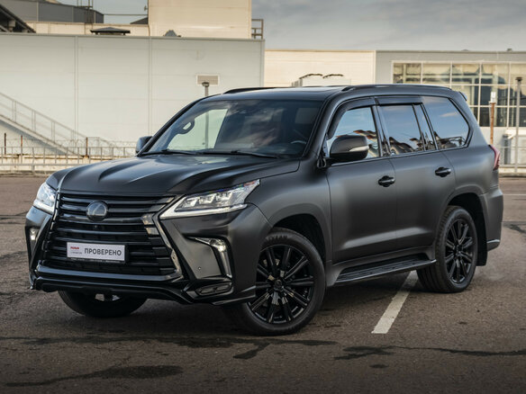 2021 Lexus LX 570 III Рестайлинг 2, чёрный, 8100000 рублей
