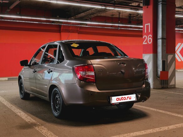 2018 Lada (ВАЗ) Granta I, коричневый, 515000 рублей - вид 9
