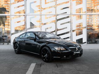 2005 BMW 6 серии 645i II (E63/E64), чёрный, 1225000 рублей, вид 1