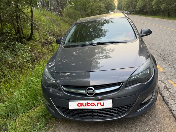 2013 Opel Astra J Рестайлинг, серый - вид 1