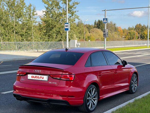 2018 Audi A3 III (8V) Рестайлинг, красный - вид 7