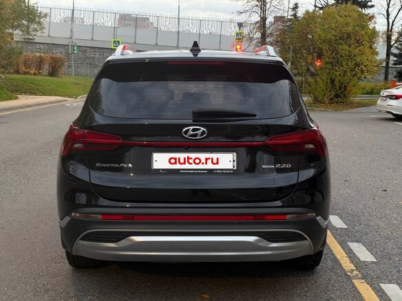 2021 Hyundai Santa Fe IV Рестайлинг, чёрный, 3390000 рублей - вид 6