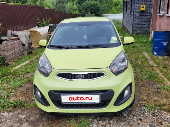 2012 Kia Picanto II, зелёный - вид 1