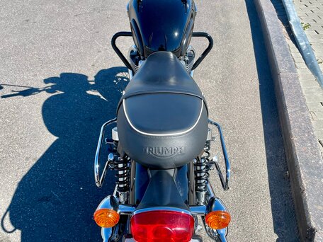 2019 Triumph Bonneville T100, чёрный, 815000 рублей, вид 5