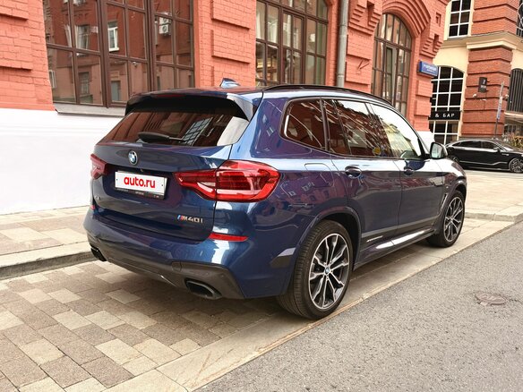 2018 BMW X3 M40i III (G01), синий, 4690000 рублей - вид 4