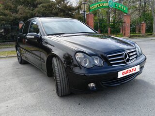 2003 Mercedes-Benz C-Класс 200 II (W203), чёрный, 650000 рублей, вид 2