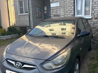 2011 Hyundai Solaris I, чёрный, 500000 рублей, вид 2