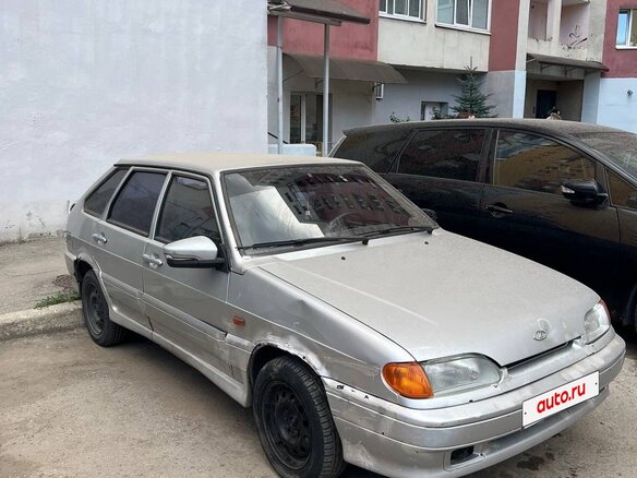 2007 Lada (ВАЗ) 2114, серебристый - вид 2