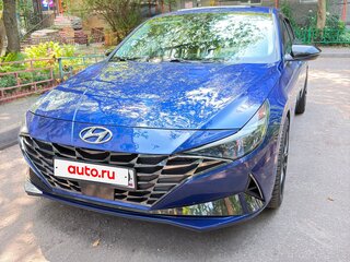 2022 Hyundai Elantra VII (CN7), синий, 2150000 рублей, вид 4