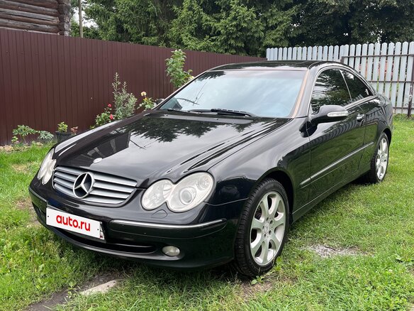 2003 Mercedes-Benz CLK-Класс 320 II (W209), чёрный, 1550000 рублей - вид 2
