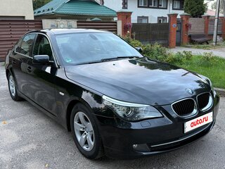 2008 BMW 5 серии 520d V (E60/E61) Рестайлинг, чёрный, 1420000 рублей, вид 3