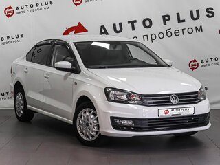 2016 Volkswagen Polo V Рестайлинг, белый, 1299000 рублей, вид 1