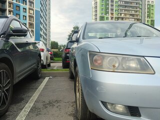 2007 Hyundai Sonata V (NF), серый, 877000 рублей, вид 1