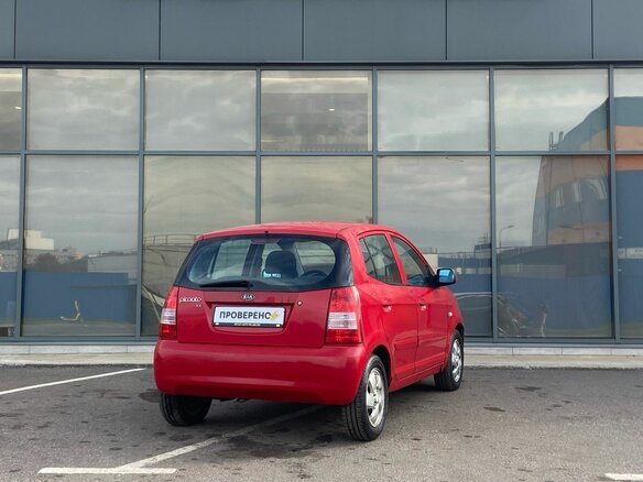 2007 Kia Picanto I, красный, 379000 рублей - вид 3
